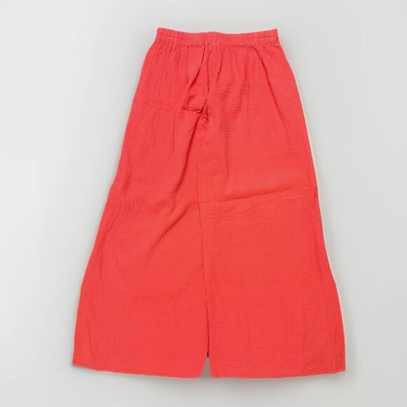Young Fabulous & Broke On The Road Abigail Orange Wide Leg Side Slit Pants XS - Picture 8 of 12